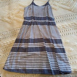 Striped linen dress